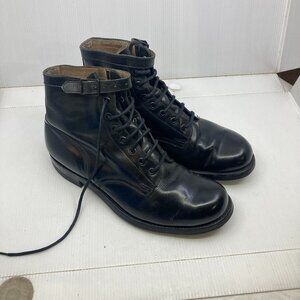 Rare JET PILOT vintage army military trooper top strap mens boots sz 10.5 F